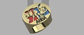 Byr Abba Mühür Yüzük 22mm (Plastik Aparattır!!!) 3D - 3