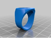 Byr Jim Morrison Mühür Yüzük 22mm (Plastik Aparattır!!!) 3D thumbnail 1