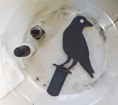 Byr Korkmuş Karga Kuşu Saç Bandı - Korkuluk Kostüm Aksesuarı (Sadece Plastik Aparattır!!!) 3D - 4