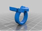 Byr Kelebek Yüzük (Plastik Aparattır!!!) 3D thumbnail 1