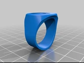 Byr Jim Morrison Mühür Yüzük 22mm (Plastik Aparattır!!!) 3D thumbnail 2