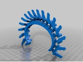 Byr Daha büyük omurga bilezik (Sadece Plastik Aparattır!!!) 3D thumbnail 1