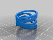 Byr yüzük gümüş altın gümüş altın (Plastik Aparattır!!!) 3D - 2