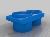 Byr LX470 LC100 RHD (Sağdan Direksiyonlu) Büyük içecekler için bardak tutucu (Plastik Aparattır!!!) 3D - 1