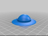 Byr Luffy'nin Hasır Şapka Anahtarlığı (Sadece Plastik Aparattır!!!) 3D - 2
