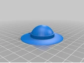 Byr Luffy'nin Hasır Şapka Anahtarlığı (Sadece Plastik Aparattır!!!) 3D - 1