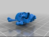 Byr Crocs - Kafatası ve Kemiklerin düğmesi (Plastik Aparattır!!!) 3D - 2