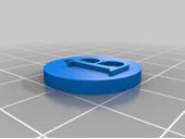 Byr 'B' Token Anahtar Yüzük (Plastik Aparattır!!!) 3D thumbnail 1