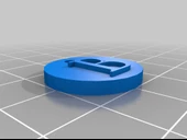 Byr 'B' Token Anahtar Yüzük (Plastik Aparattır!!!) 3D thumbnail 2