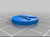 Byr 'A' Token Anahtar Yüzük (Plastik Aparattır!!!) 3D thumbnail 2