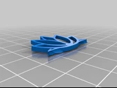 Byr Lotus Kolye Kolye (Plastik Aparattır!!!) 3D - 2