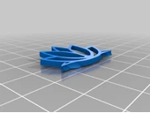 Byr Lotus Kolye Kolye (Plastik Aparattır!!!) 3D - 1