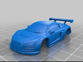 Byr Turbo yarış Audi R8 LMS C-72 (Plastik Aparattır!!!) 3D - 2