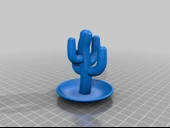 Byr Kaktüs Yüzük Tutacağı (Sadece Plastik Aparattır!!!) 3D thumbnail 2