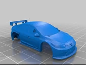 Byr Turbo yarışı Renault Megane C-72 (Sadece Plastik Aparattır!!!) 3D - 3