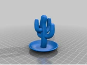 Byr Kaktüs Yüzük Tutacağı (Sadece Plastik Aparattır!!!) 3D thumbnail 1