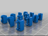 Byr Hokey dantel bilezik numarası takılar (Sadece Plastik Aparattır!!!) 3D thumbnail 2