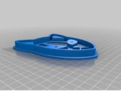 Byr Sabito maske kurabiye kesici (Sadece Plastik Aparattır!!!) 3D thumbnail 1