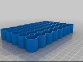 Byr 18650 Kutu / Düzenleyici / Saklama / Tutucu KOLAY BASKI (Sadece Plastik Aparattır!!!) 3D - 4