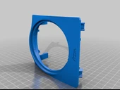 Byr Hava deflektörü v1.0 için UAZ Patriot 2013 adaptörü (Sadece Plastik Aparattır!!!) 3D - 1