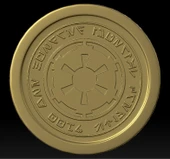 Byr Mandalor İmparatorluk Kredisi Parası (Plastik Aparattır!!!) 3D - 5