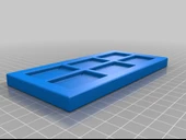 Byr Altı bölüm bilezik boncuk tutucu tepsisi (Sadece Plastik Aparattır!!!) 3D thumbnail 3