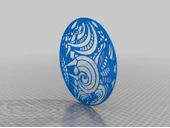 Byr Paskalya yumurtası duvar sanatı (Sadece Plastik Aparattır!!!) 3D - 1