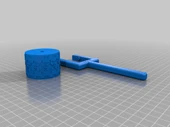Byr çömlek 3D baskı için damga silindiri (Sadece Plastik Aparattır!!!) 3D - 1