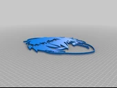 Byr Arthur Leywin Maske Duvar Sanatı (Sadece Plastik Aparattır!!!) 3D - 2