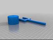 Byr çömlek 3D baskı için damga silindiri (Sadece Plastik Aparattır!!!) 3D - 2
