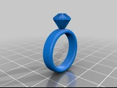 Byr Altın yüzük (Plastik Aparattır!!!) 3D thumbnail 2