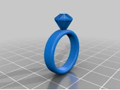 Byr Altın yüzük (Plastik Aparattır!!!) 3D thumbnail 1