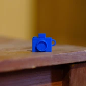 Byr Metinsiz Fotoğraf Makinesi Anahtarlığı (Sadece Plastik Aparattır!!!) 3D - 3