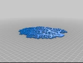 Byr Mercan - Gorgon Deniz Yelpazesi 2d Duvar Tablosu (Sadece Plastik Aparattır!!!) 3D thumbnail 3