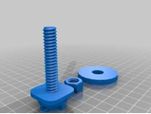 Byr Klozet Kapağı Cıvatası, Rondelası ve Somunu (Sadece Plastik Aparattır!!!) 3D - 1