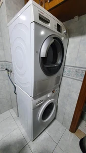 Byr Çamaşır makinesinde çamaşır kurutma makinesi montajı (Sadece Plastik Aparattır!!!) 3D - 3