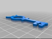 Byr Alice Madness Returns anahtar kolye/küpe (Plastik Aparattır!!!) 3D thumbnail 3