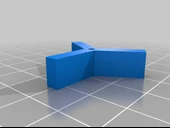 Byr Altıgen Ağacı monte etmek için ara parça (Plastik Aparattır!!!) 3D - 2
