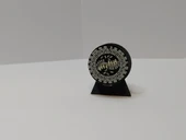 Byr mRNA aşı rozeti tablo ve (Sadece Plastik Aparattır!!!) 3D thumbnail 2