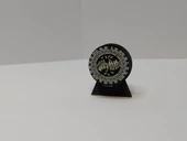 Byr mRNA aşı rozeti tablo ve (Sadece Plastik Aparattır!!!) 3D thumbnail 1