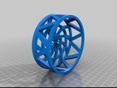 Byr Sütun Mum Standı - 4 İnç Çap (Sadece Plastik Aparattır!!!) 3D - 2