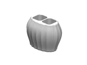 Byr Ural B diş fırçaları için çift stand (Sadece Plastik Aparattır!!!) 3D thumbnail 2