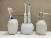 Byr Ural B diş fırçaları için çift stand (Sadece Plastik Aparattır!!!) 3D thumbnail 3