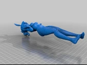 Byr Jean Tavşan Kız Figürü Fanart Genshin Impact (Sadece Plastik Aparattır!!!) 3D - 2