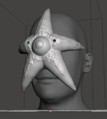 Byr Starro Cosplay Maskesi (Sadece Plastik Aparattır!!!) 3D - 2