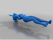 Byr Jean Tavşan Kız Figürü Fanart Genshin Impact (Sadece Plastik Aparattır!!!) 3D - 1