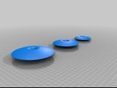 Byr Çömlekçilik aletleri: Dairesel çömlek kaburgaları 5 inç 4 inç 3 inç (Plastik Aparattır!!!) 3D - 2