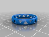 Byr Üçgen kesikli yüzük (Plastik Aparattır!!!) 3D thumbnail 2