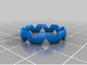 Byr Dalgalı Yüzük (Plastik Aparattır!!!) 3D thumbnail 1