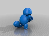 Byr Squirtle - Duş başlığı tutacağı (Sadece Plastik Aparattır!!!) 3D thumbnail 2